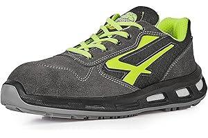 UPOWER U-Power - Baskets de sécurité Basses légères et Confortables Yellow - Environnements secs - S1P SRC