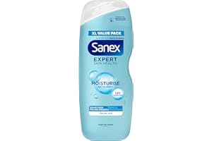 Sanex Expert Skin Health Moisturising Bath Soak 570ml - bath soak men and women - bath foam - advanced prebiotic formula - smooth and hydrated feeling skin - supports good skin bacteria