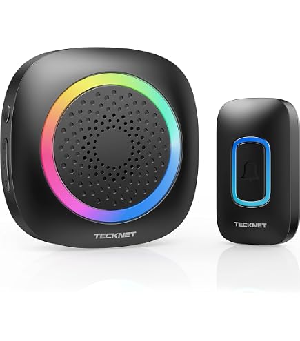 AVANTEK DB-21 Waterproof Wireless Doorbell – 2 Transmitters, 1312ft Range, 52 Chimes, 115dB, IP55, 3-Year Battery