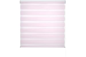 Blindecor Lira tenda a rullo giorno e notte, colore Rosa, tenda per interni 160 x 180 cm (Larghezza x Altezza) | Dimensioni del tessuto 157 x 175 cm. Eleganti tende giorno e notte