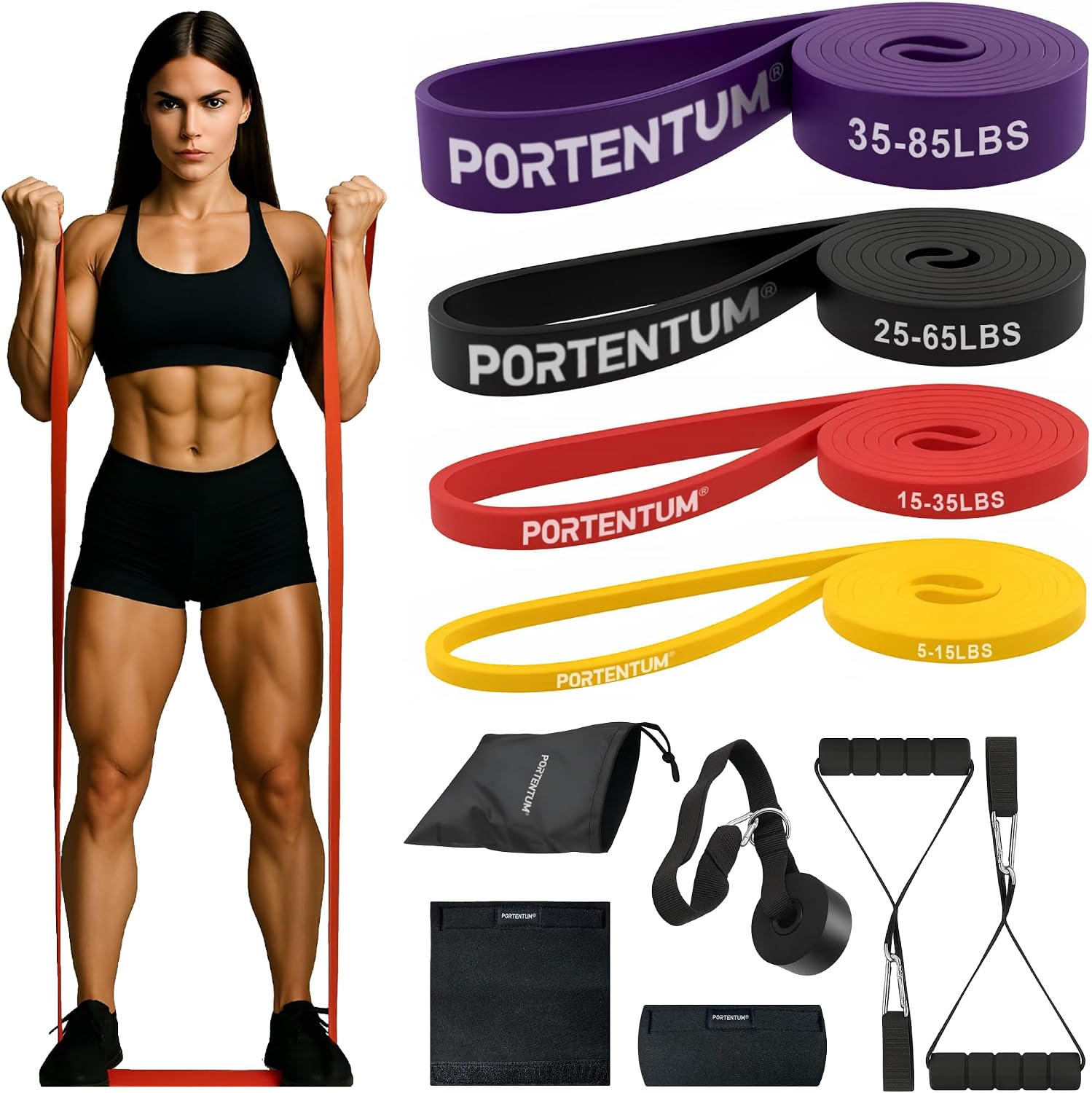 Faut-il Acheter le PORTENTUM Elastiskt gummi bodybuilding set om (Sélection) ? Notre Avis