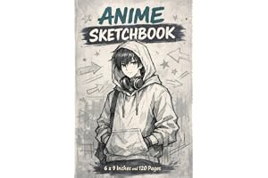 Anime Sketchbook – Art Journal | 6 x 9 Inches | 120 Pages of Bordered Sketch Paper for Anime & Manga Artists: Street-Inspired Sketch Notebook for Otakus and Creative Drawing