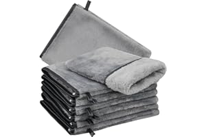 GRBAIN Manoplas Baño Toallas Baño Toalla Facial Toalla Cara Toalla Microfibra Toallas Lavabo Esponja Bebe Recien Nacido Toalla Desmaquillante Reutilizable Limpieza Facial 15x21cm Franela 8 Gris