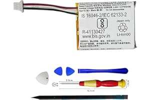 Vvuilsty New 702428 Ersatzakku für Sony WF-1000XM4 Headset Charging Box Case Battery，Rechargeable 0 Cycle Battery kompatibel mit Sony WF-1000XM4 Headset Charging Box Case Battery