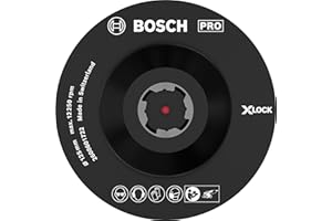 Bosch 1x PRO Backing Pad do małych szlifierek kątowych, X-Lock, mocowanie na rzepy (Ø 125 mm, Professional Akcesoria Mała szlifierka kątowa)