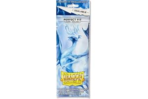 Dragon Shield Sleeves: - Standard - Perfect Fit - Sealable - Clear (x100)