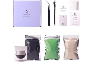 CandHeal Pearled Candle Sand Kit,DIY Aromatherapy Crafts,Candle Making Kits for Adults Beginners,with Glass Jar, Wick,Mood Card,Nippers,Relaxing Gifts for Women