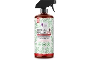 Ready Steady Gro Peppermint Oil Rat Repellent Spray | Natural Mouse Repellent & Mice Repellent | Drives Rodents Away The Natural Way | Alternative to Mouse Traps or Rat Poison | 200ml