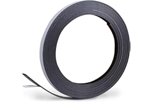 OCEUMAOA Striscia Magnetica Nastro Magnetico Adesivo Magneti Adesiva,Strisce Magnetiche Adesive per Zanzariere Tende Frigorifero 5 metri di lunghezza