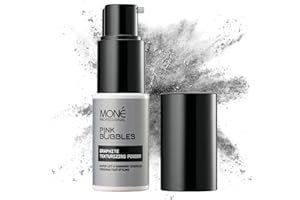 MONÉ PROFESSIONAL - Poudre coiffante cheveux sombres volume et texture - Légèrement scintillante & arôme vanille - Tous type de cheveux - Finition mate -8 g.