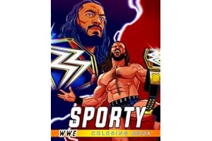 Sporty Coloring Book: 50 Characters Illustration Pages | Leave All Stress Behind and Get More Inspiration with This Book!