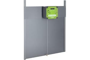 Kerbl Hobbyfarming Automatisk Hönshusdörr Med Easy Protect-Kontroll Och Dörr, Öppningsbar 40X35 Cm