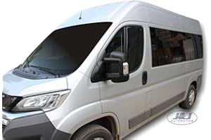 J&J AUTOMOTIVE | Heko Deflecteurs d'air Déflecteurs de Vent Compatible Avec Ducato 2-P. Berlina 2014-prés 2pcs, Aérodynamique, Montage facile