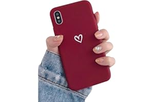Ubeshine Hülle für iPhone XS, Hülle Case für iPhone XS Kreatives 3D Muster Schutzhülle Ultra dünn TPU Silikon Handyhülle Bumper für iPhone XS Chic Bling Herz Kratzfest Schutzhülle für iPhone XS/X