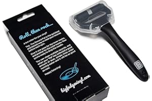 Big Fudge Record Pal, detergente per rulli in Vinile. Detergente per Dischi in Vinile Nero in Confezione Regalo. Rullo per lanugine in Silicone per Dischi LP, spolverino Antistatico per Dischi.