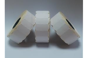 TRS ONLINE Sato S26 26mm x 12mm Price Gun Labels - White Peelable - 10 Rolls / 15,000 Labels