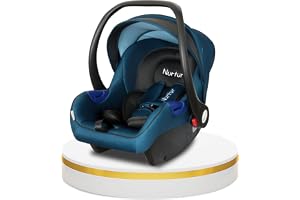Nurtur Nemo Baby Carrier - Adjustable Canopy and Handle - Extra Protection – 3 -Point Safety Harness - Suitable from 0 months to 12 months, Upto 13kg - Blue