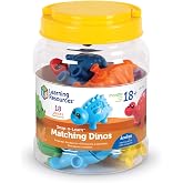 Learning Resources LER6708 Snap-N-Learn Dino-Steckfiguren