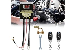 LIEBERWELL Interruttore Isolatore per Auto con Telecomando Wireless, Interruttore Isolatore Batteria 12V 200A, Interruttore di Spegnimento Batteria Relè Isolatore Auto Antifurto per Auto, Camper, Barca, Camion