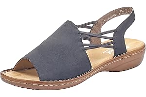 Rieker Damen Riemchensandalen 608D1, Frauen Sandalen,Sommerschuhe
