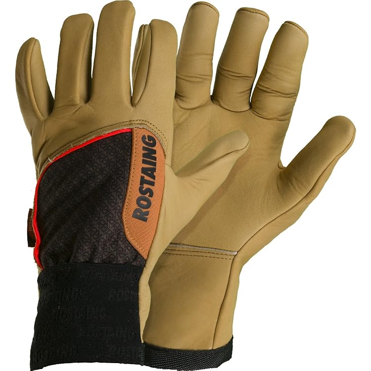 Gants IVERNO ROSTAING - Paire De Gants Chauds Professionnels Pour Taille En Milieu Froid Et Humide - Cuir Hydrofuge Tanné En France