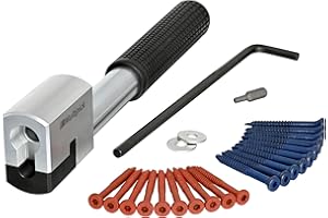 MULTIPICK Pull Kracker [with Lag Screws] Lock Snapper Bar - Locksmith Tools Professional - Euro Lock Snapper Bar - Euro Cylinder Snapping Tool - Cylinder Puller Tool - Door Tool - Door Opener Tool