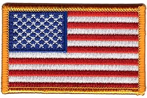 Titan One Europe - Tactical American Flag Airforce Navy Cosplay Bandera Americana Parche Bordado Táctico (Amarillo)