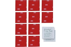 INDIAN STORE 24 3M 4229P Dwustronna taśma klejąca Paski samoprzylepne Podkładki samoprzylepne Bardzo mocna, wytrzymała taśma z pianki akrylowej Wytrzymała taśma klejąca Taśma montażowa (3M 4229P, 10 Piece 50mmx50mm)