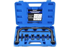 DASBET Valve Spring Compressor C Clamp Service Kit Valve Spring Removal Tool with C Clamp for ATV, Car, Motorcycle,Small Engine Vehicle Equipment (Blue)