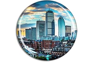 Weekino USA Ameryka Boston Massachusetts magnes na lodówkę podróż pamiątka kolekcja miejska 3D szkło kryształowe prezent mocna naklejka na lodówkę