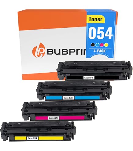 LxTek 045H 4 Toner Compatibili Per Canon (nero, Ciano, Magenta, Giallo) – Resa 2200-2800 Pagine, Per MF633cdw E LBP633cdw