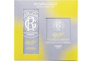 Roger & Gallet - Coffret cadeau Cologne Twist - Eau de Cologne 100ml + Pain Nettoyant 3-en-1 100g Offert - Coffret cadeau Homme Vivifiant aux Agrumes, Aromates & Bois Blancs - Cadeau Homme