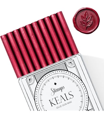 20 Bastoncini Di Cera Per Sigilli - Compatibili Con Pistola Per Colla, 11mm, Colore Bianco Perla