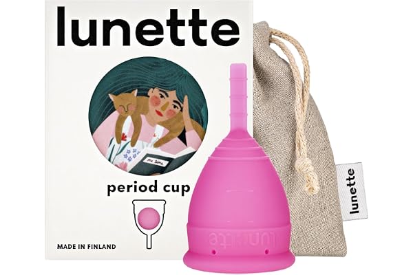 Lunette Coupe Menstruelle Réutilisable Protection 12 Heures Confort Silicone Médical Souple Alternative Tampons 10 Ans, Taille 1 Pink