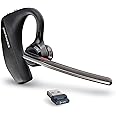 Poly Voyager 5200 UC Wireless Headset & Charger (Plantronics) - Single-Ear Bluetooth Headset (Mono) with Noise Cancelling Mic