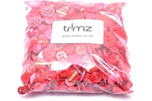 Trimz Assorted Shapes & Sized Buttons 250g