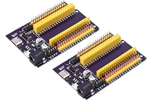 HEEMOL 2 Piezas 38 Pines ESP32 Placa de ruptura ESP32 GPIO Placa de extensión para espaciado de Pines 25,5mm / 23mm Placa de Desarrollo ESP32