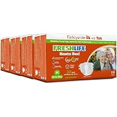 4'l&uuml; Freshlife Medium Bel Bantlı Yetişkin Hasta Bezi 30x4 (120 Adet)