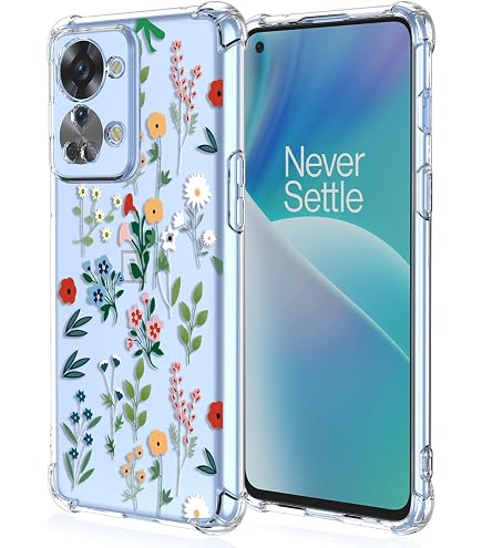 MAOGE Cover per OnePlus Nord 2T 5G, Custodia Protettiva Ultra Sottile ed Elegante in Silicone TPU, Case Antiurto AntiGraffio in Vetro Marmorizzato, Fantasia Arcobaleno