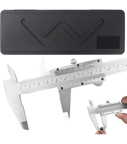 Calibro A Corsoio In Acciaio Inox 150mm - Strumento Di Misurazione Precisione Per Esterni/Interni - Foto 12