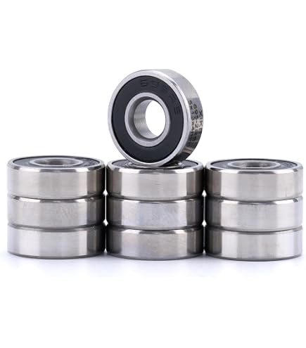 20 Roulements à Billes Étanches 696-2RS 6x15x5 Mm - Acier Chromé Prélubrifiés Double Joints
