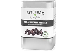 ‎SPICEBAR GEWÜRZKÜCHE Spicebar Geräucherter Pfeffer, Ganz, Bio (1 x 70g)