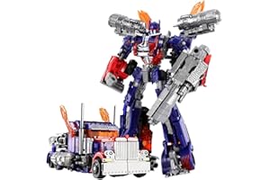 FISAPBXC Transformers Toys Optimus Prime Figures 2 in 1 Deformed Car Robot, Transform Action Figure Robot Commander Manual Deformation Model Characters Birthday Gifts Toys For Children