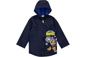 Paw Patrol Imperméable Enfant | Manteau de Pluie Chase Pat Patrouille pour Garcons