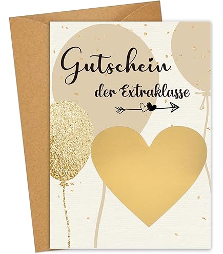 Merz – 1 stuks cadeaubon met envelop 12 x 18 cm – blanco cadeaubon om zelf in te vullen – cadeaubon vouwkaart voor verjaardag, Kerstmis, Pasen, bruiloften, Valentijnsdag, jubileum enz