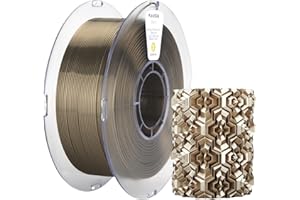 ‎KEXCELLED kexcelled PLA Silk Seide Filament 1,75 mm, Shiny Gloss 3D Drucker Filament, Maßgenauigkeit +/- 0,03 mm, 1 kg Spule (2,2 lbs), Seidige Oberfläche, Ordentliche Wicklung, Bronze
