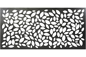 ACEROPANEL Chapa Perforada Decorativa de Hierro | Panel Metálico Hierro en Crudo | 2x1 m | Ideal para Decoración de exteriores | Vallas, Celosías, Paredes, Balcones, Jardines | Mod. 34