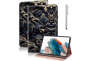 TUOLISG Hülle für Samsung Galaxy Tab A 10.1 2016 mit Stylus und Stifthalter,Schutzhülle Galaxy Tab A6 Multi-Winkel Ständer Flip Case Tablet für Samsung Tab A6 10.1 Zoll SM-T580 T585 -Blaue Blume