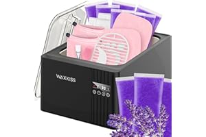 AYITOO 9L Bagni di paraffina per Mani e Piedi con Paraffina 4500g, 350W Elettrica Bagni di Paraffina con Prenotazione Smart, Dispositivo per bagno di paraffina con Accessori Paraffina