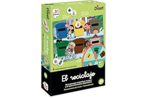Diset Aprendo, El Reciclaje niños Español, Juego Educativo Partir de 3 años, Multicolor (63793), Multicolor